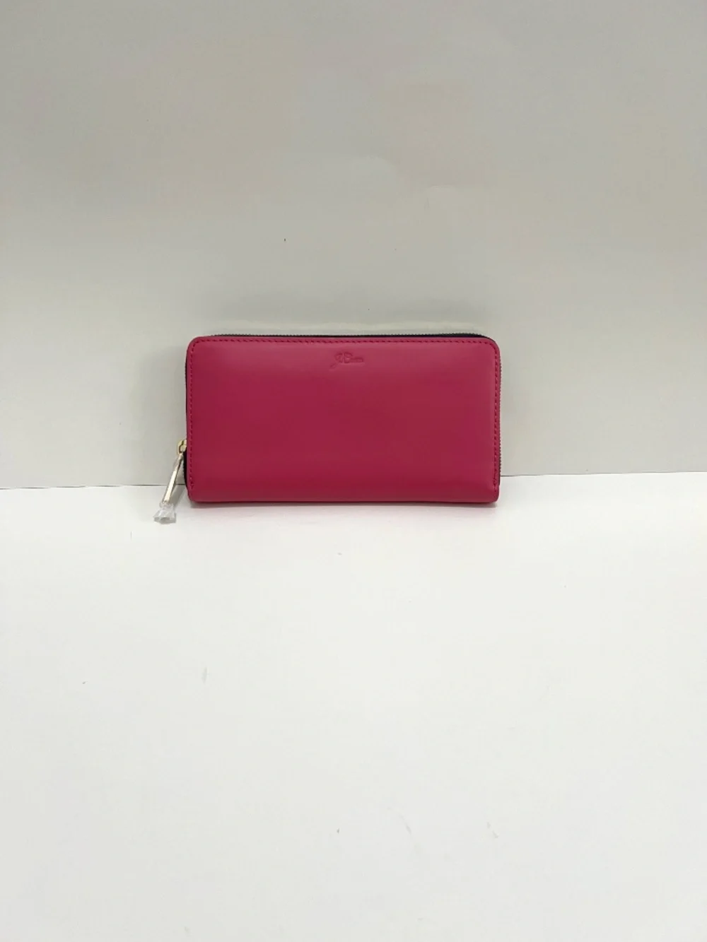 NWT J. Crew Italian Leather Continental Wallet - Crisp Begonia